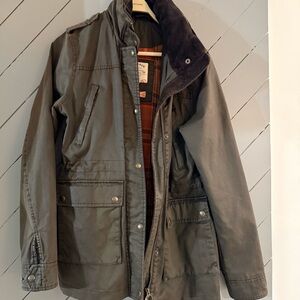 Fat Face Olive Green Military Jacket